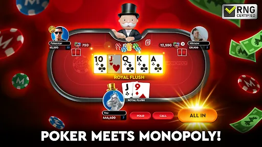 MONOPOLY Poker - Texas Holdem screen 2